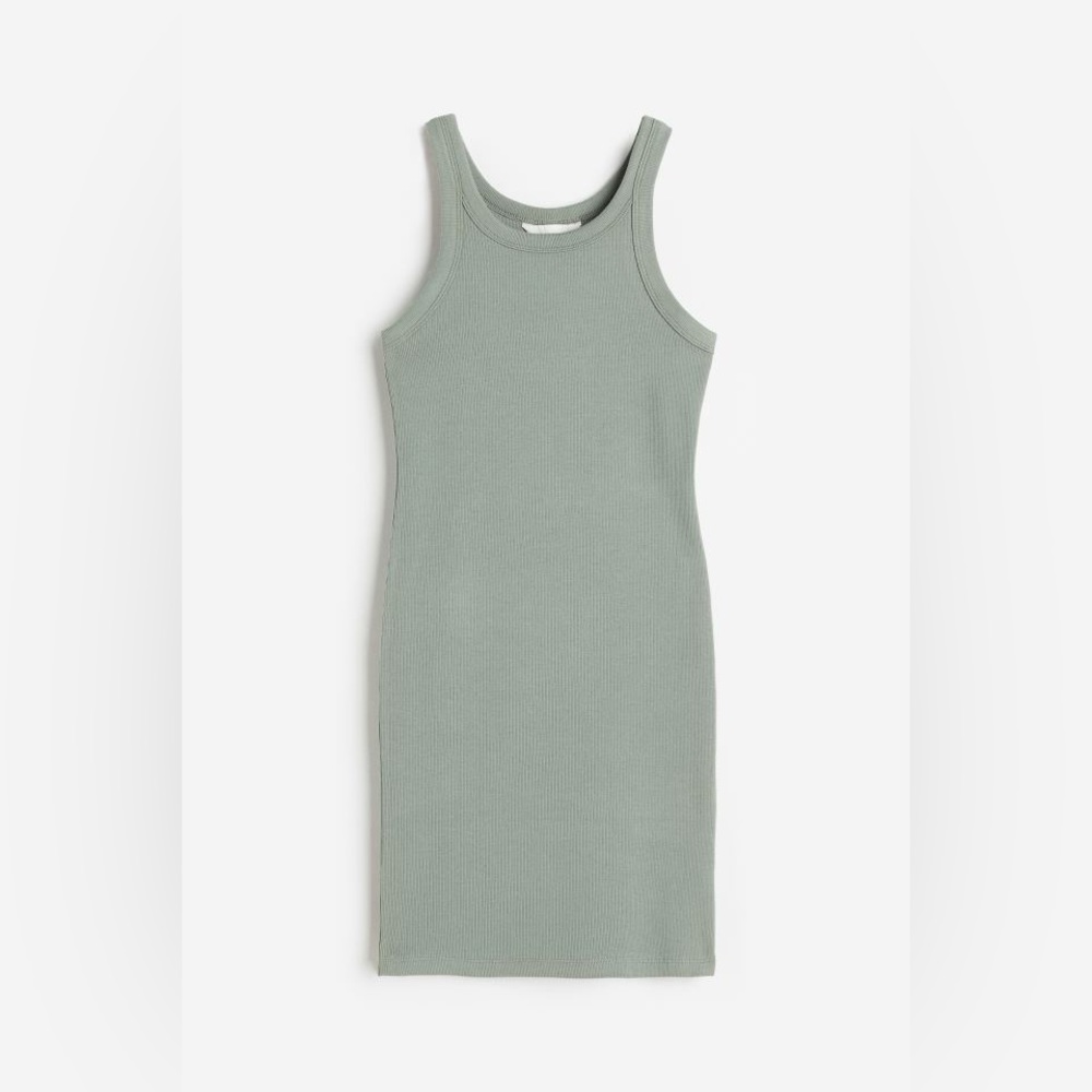 H&M Racerback Ribbed Bodycon Dress